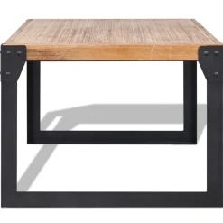 vidaXL Table basse bois d'acacia massif 100x60x45 cm