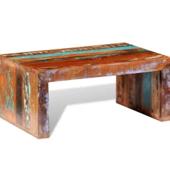 vidaXL Table basse Bois recyclé