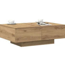 vidaXL Table basse chêne artisanal 90x60x31 cm bois d'ingénierie