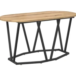 Tables-vidaXL Table basse Chêne artisanal 80 x 40 x 40.5 cm ch&ecirc;ne artisanal