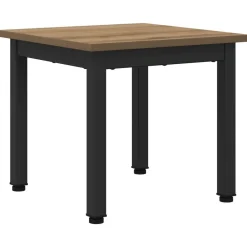 Tables-vidaXL Table basse Chêne artisan 40 x 40 x 36 cm Bois d'ingénierie ch&ecirc;ne artisanal