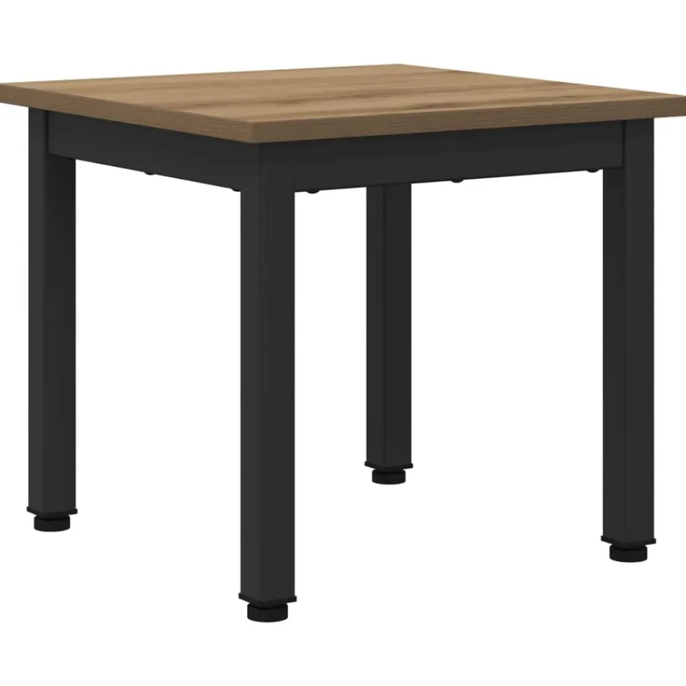 Tables-vidaXL Table basse Chêne artisan 40 x 40 x 36 cm Bois d'ingénierie chêne artisanal