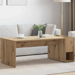 vidaXL Table basse Chêne artisanal 101,5 x 50 x 37 cm