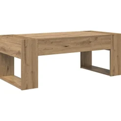 vidaXL Table basse Chêne artisanal 110 x 50 x 41 cm Bois d'ingénierie