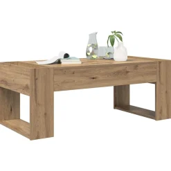 vidaXL Table basse Chêne artisanal 110 x 50 x 41 cm Bois d'ingénierie