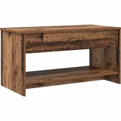 vidaXL Table basse Chêne artisanal 80 x 50,5 x 41,5 cm
