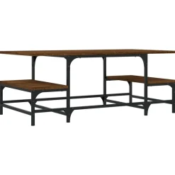 vidaXL Table basse chêne marron 100x50,5x40 cm bois d'ingénierie