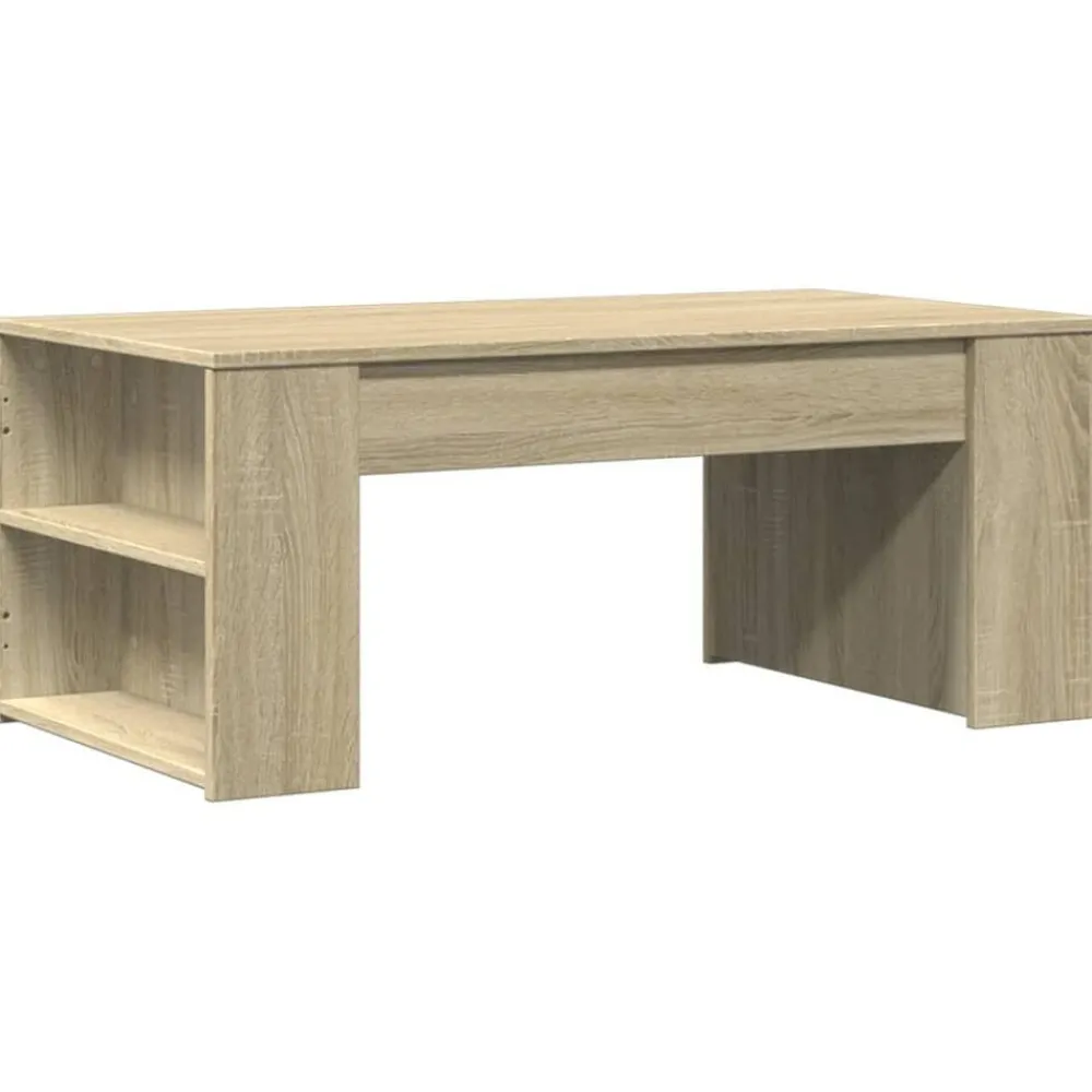 vidaXL Table basse chêne sonoma 102x55x42 cm bois d'ingénierie