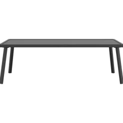 vidaXL Table basse de jardin anthracite 110x55x35 cm acier