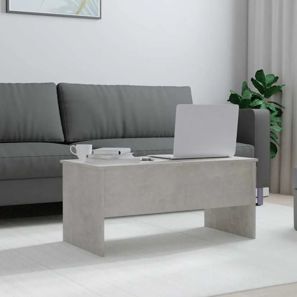 vidaXL Table basse 102x50,5x46,5 cm bois d'ingénierie