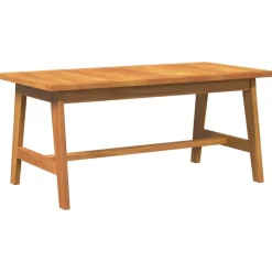 vidaXL Table basse Huile Naturelle Bois d'Acacia Massif