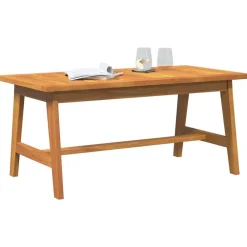vidaXL Table basse Huile Naturelle Bois d'Acacia Massif