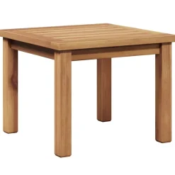 vidaXL Table basse Marron 45 x 45 x 36 cm Bois de teck massif