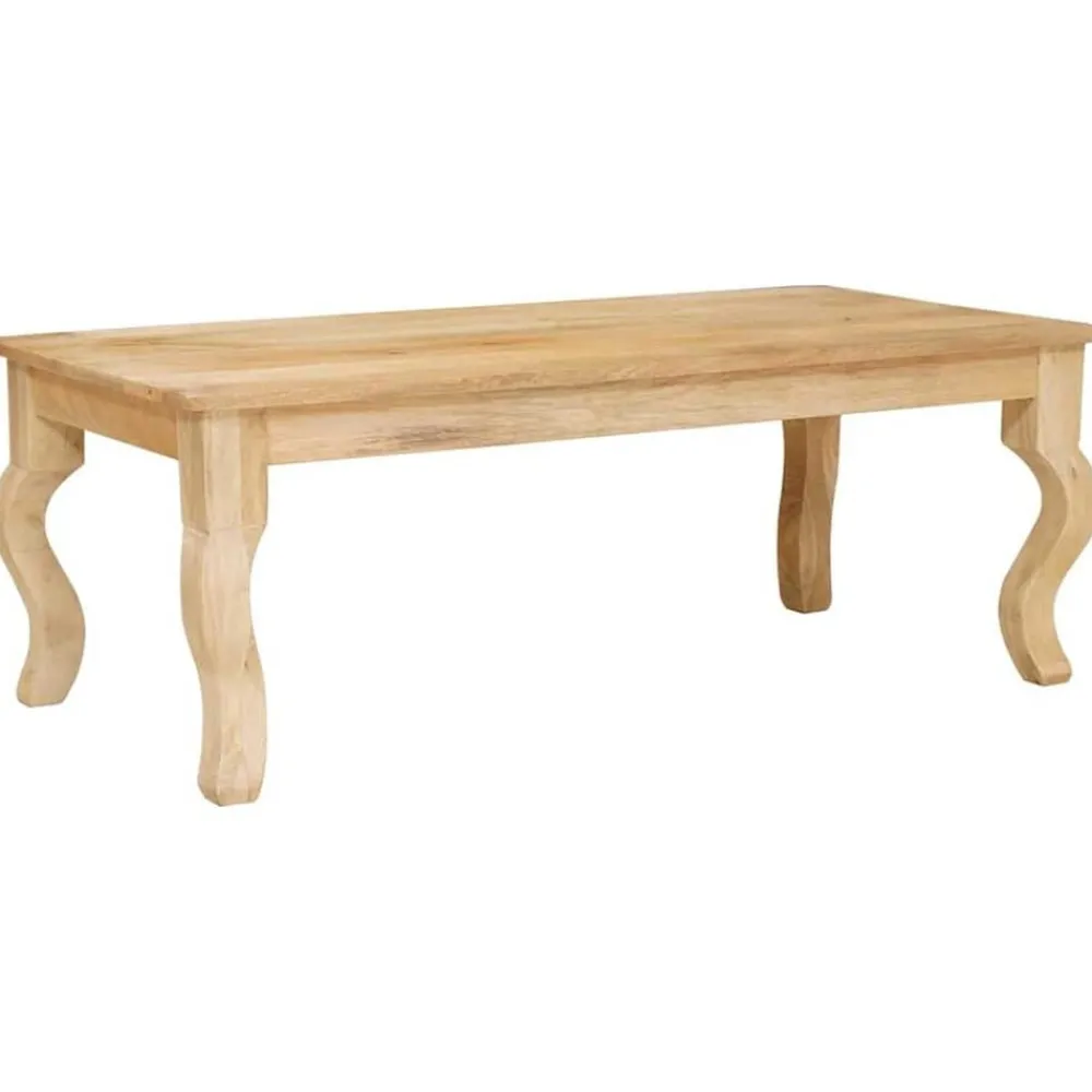 Tables-vidaXL Table basse Marron 110 x 55 x 40 cm Bois de mangue massif