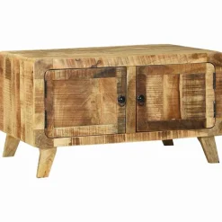 Tables-vidaXL Table basse Marron 80 x 54 x 45 cm Bois de mangue massif