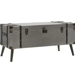 vidaXL Table basse MDF et aluminium 102x51x47,5 cm