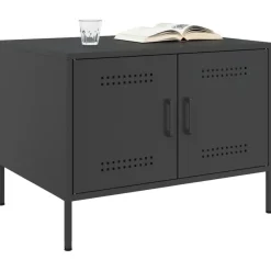 vidaXL Table basse 68x50x50,5 cm acier