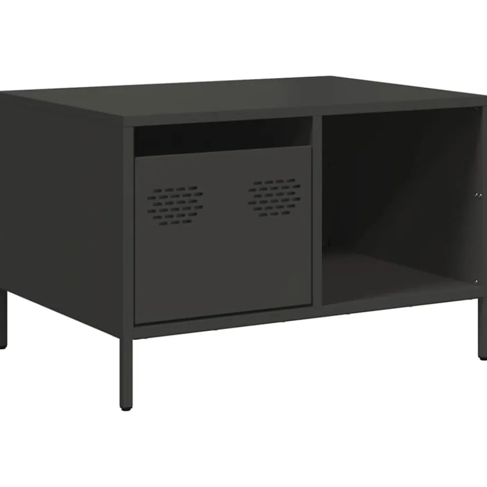 vidaXL Table basse 68,5x50x43,5 cm acier laminé à froid