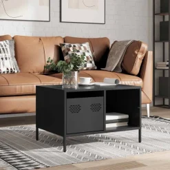 vidaXL Table basse 68,5x50x43,5 cm acier laminé à froid