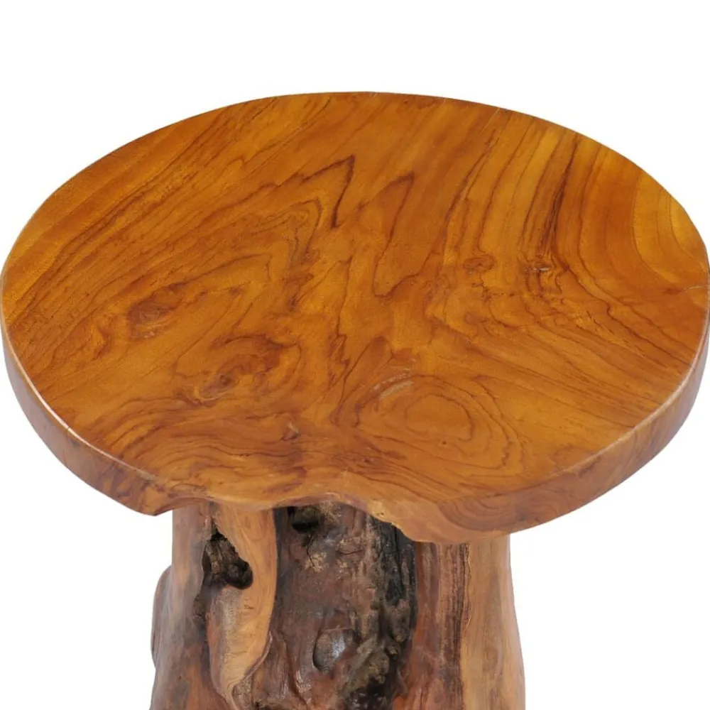 Tables-vidaXL Table basse 40x40 cm Bois de teck massif