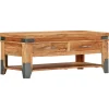 vidaXL Table basse 110x52x45 cm Bois d'acacia solide