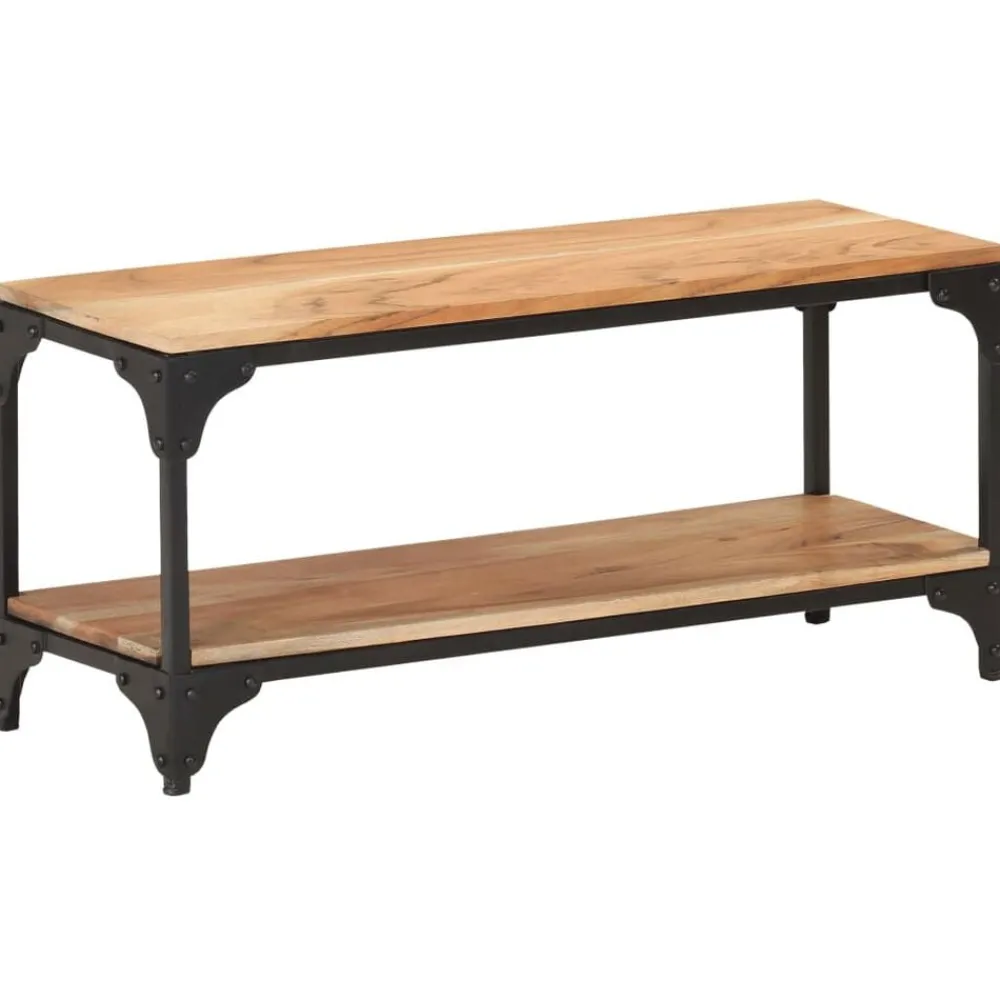 Tables-vidaXL Table basse 90x30x40 cm Bois solide d'acacia