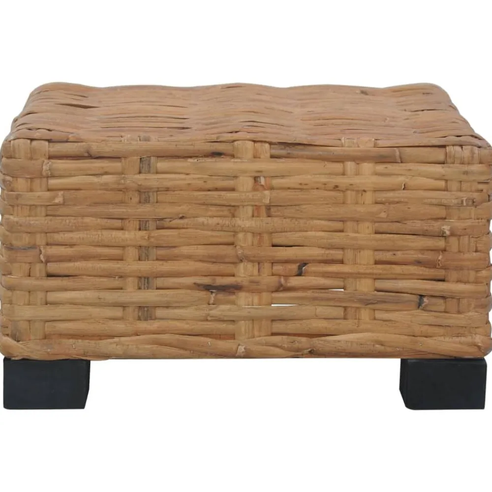 Mobilier De Jardin-vidaXL Table basse 47x47x28 cm rotin naturel