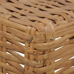Mobilier De Jardin-vidaXL Table basse 47x47x28 cm rotin naturel
