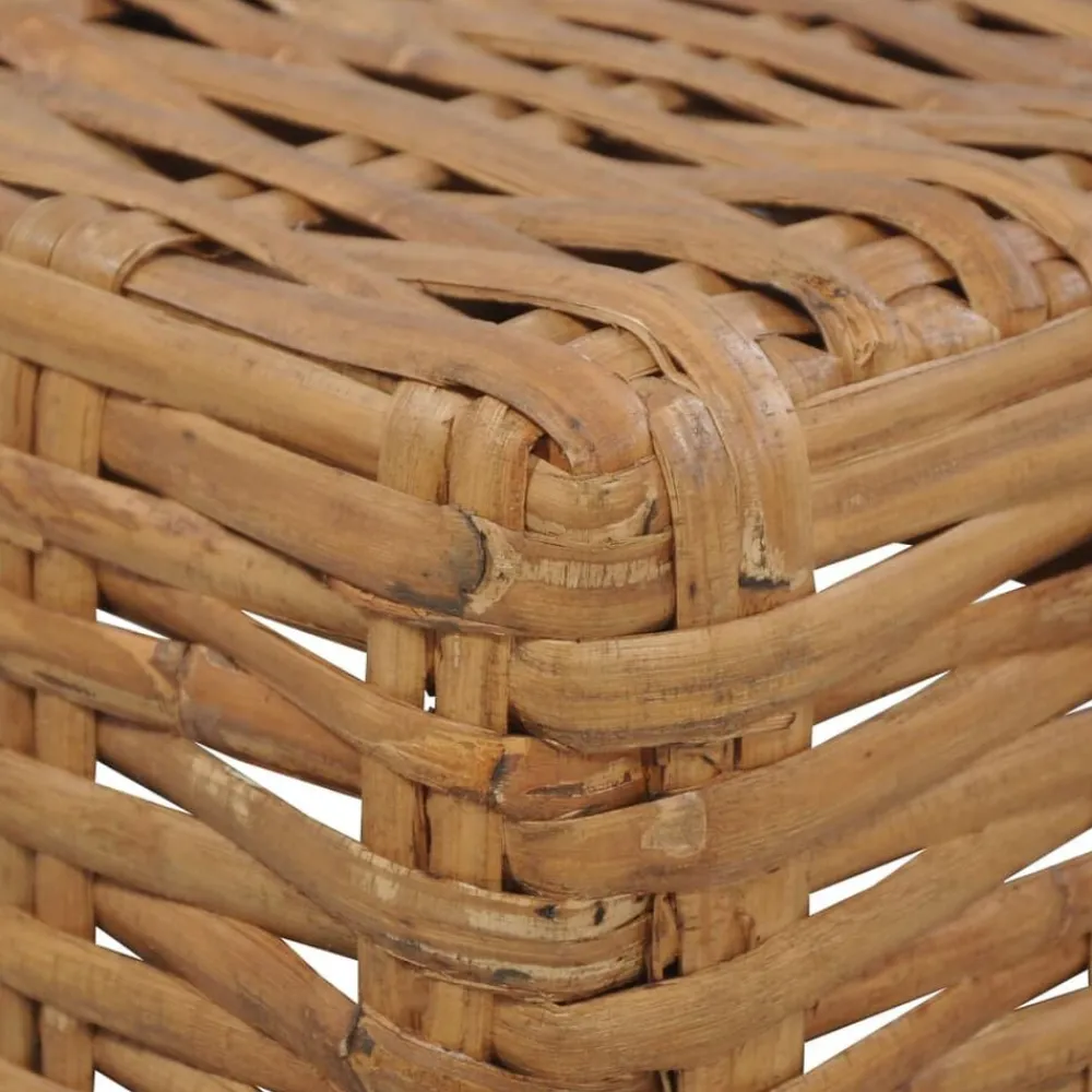 Mobilier De Jardin-vidaXL Table basse 47x47x28 cm rotin naturel