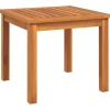 vidaXL Table basse 40x40x36 cm bois d'acacia massif