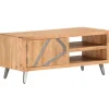 vidaXL Table basse 90x45x40 cm Bois d'acacia massif