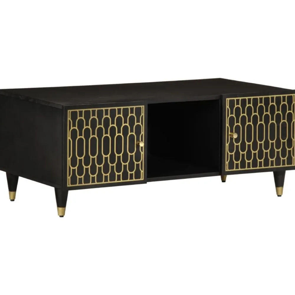 vidaXL Table basse 100x54x40 cm bois de manguier massif