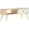 Tables-vidaXL Table basse 90x50x40 cm Bois de manguier massif