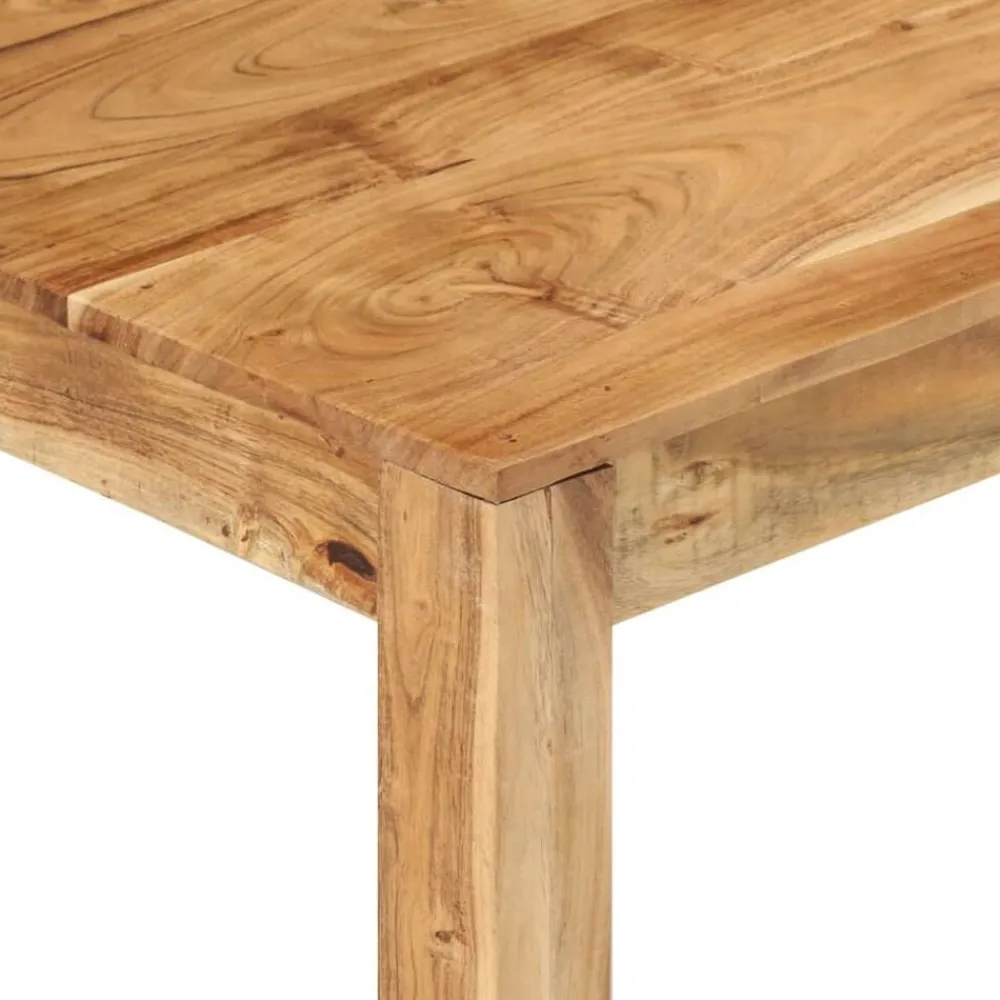 Tables-vidaXL Table basse 80x80x40 cm Bois d'acacia massif