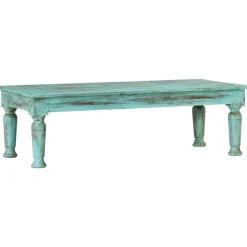 Tables-vidaXL Table basse 110x50x34 cm Bois de récupération massif