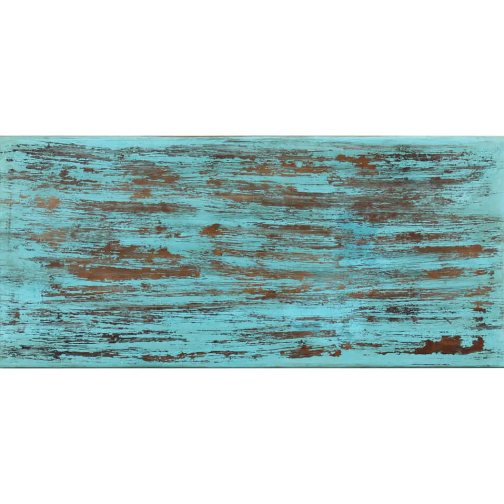 Tables-vidaXL Table basse 110x50x34 cm Bois de récupération massif