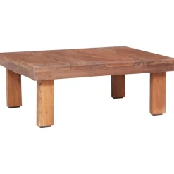 vidaXL Table basse 60x45x23 cm bois d'acajou massif