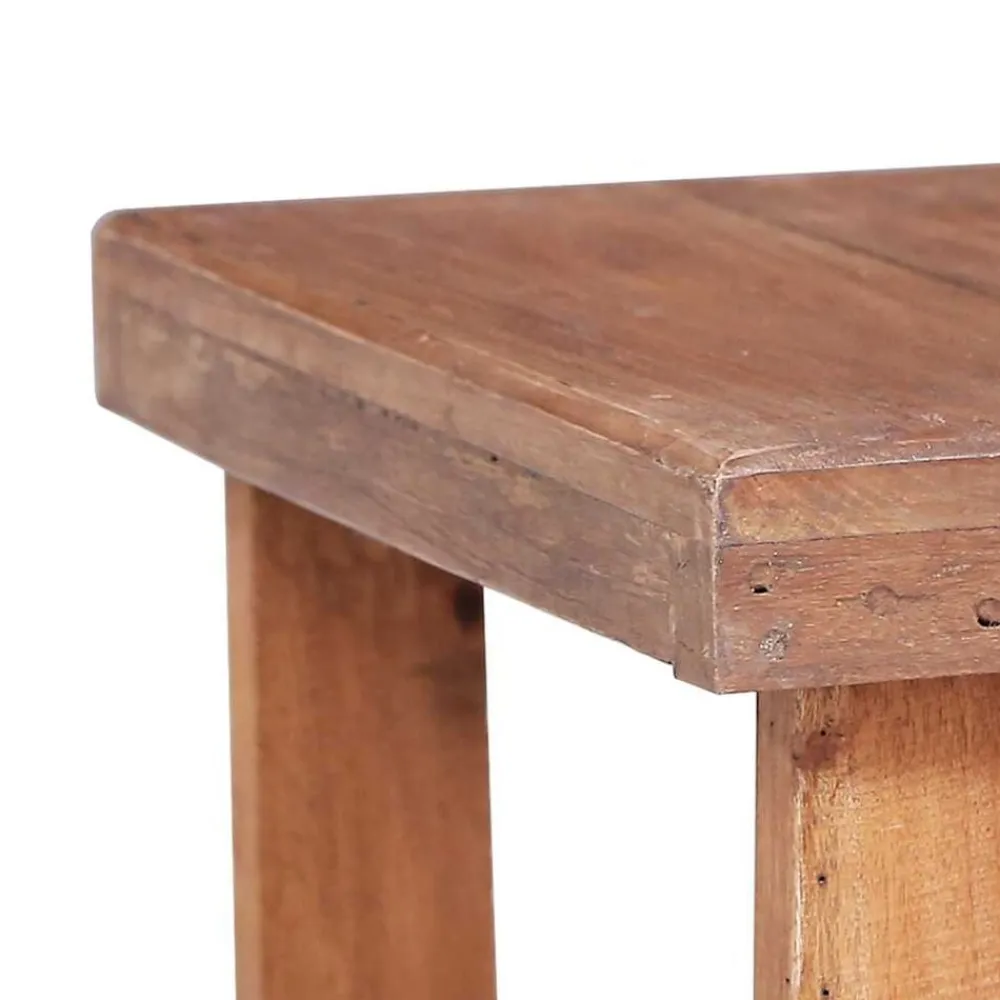 vidaXL Table basse 60x45x23 cm bois d'acajou massif