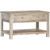 vidaXL Table basse 82x52x47 cm Bois de manguier massif