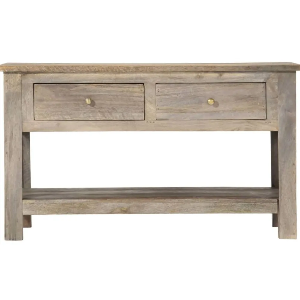vidaXL Table basse 82x52x47 cm Bois de manguier massif