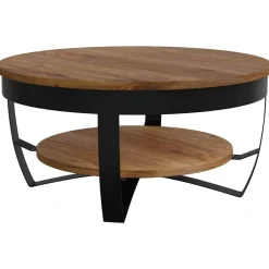 vidaXL Table basse 65x65x32 cm Bois d'acacia solide