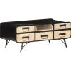 Tables-vidaXL Table basse 100x50x40 cm Bois de manguier massif