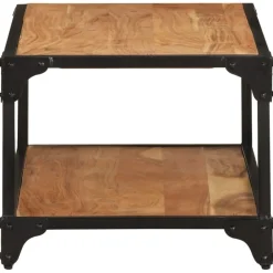 vidaXL Table basse 90x45x35 cm Bois d'acacia solide
