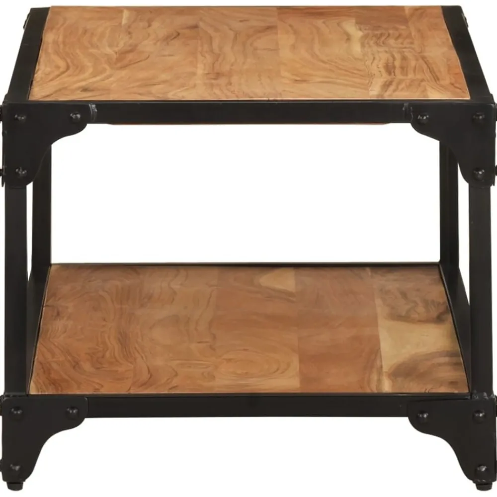 vidaXL Table basse 90x45x35 cm Bois d'acacia solide