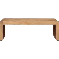 vidaXL Table basse 110x55x35 cm bois massif d'acacia