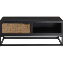 Tables-vidaXL Table basse 90x60x35 cm Bois de manguier massif