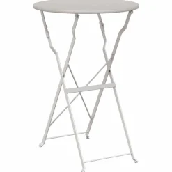 vidaXL Table bistrot Ø 50 x 71 cm Acier revêtu de poudre