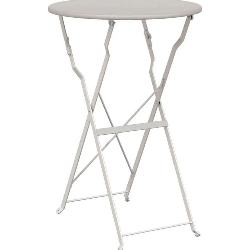 vidaXL Table bistrot Ø 50 x 71 cm Acier revêtu de poudre