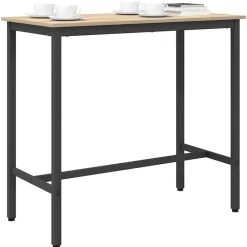 Tables-vidaXL table Chêne Sonoma 100 x 50 x 90,5 cm Ch&ecirc;ne sonoma