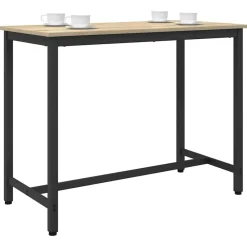 vidaXL table Chêne Sonoma 100 x 50 x 76,5 cm